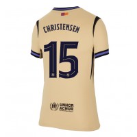 Barcelona Andreas Christensen #15 Vonkajší Ženy futbalový dres 2025-26 Krátky Rukáv